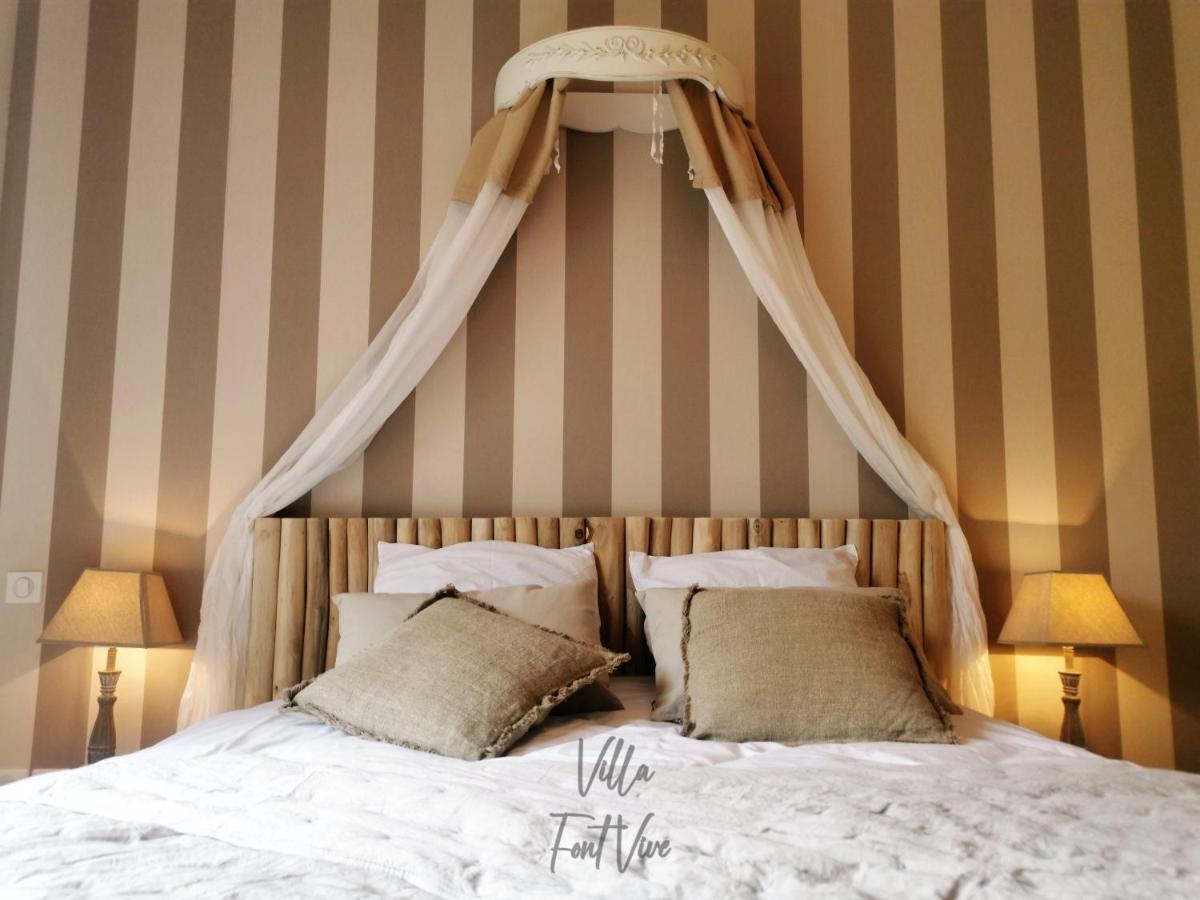 Villa Font Vive - Chambres D'Hotes Eco-Labellisees Avec Cuisine - Confort, Calme Et Vue Exceptionnels ! Grospierres Ngoại thất bức ảnh