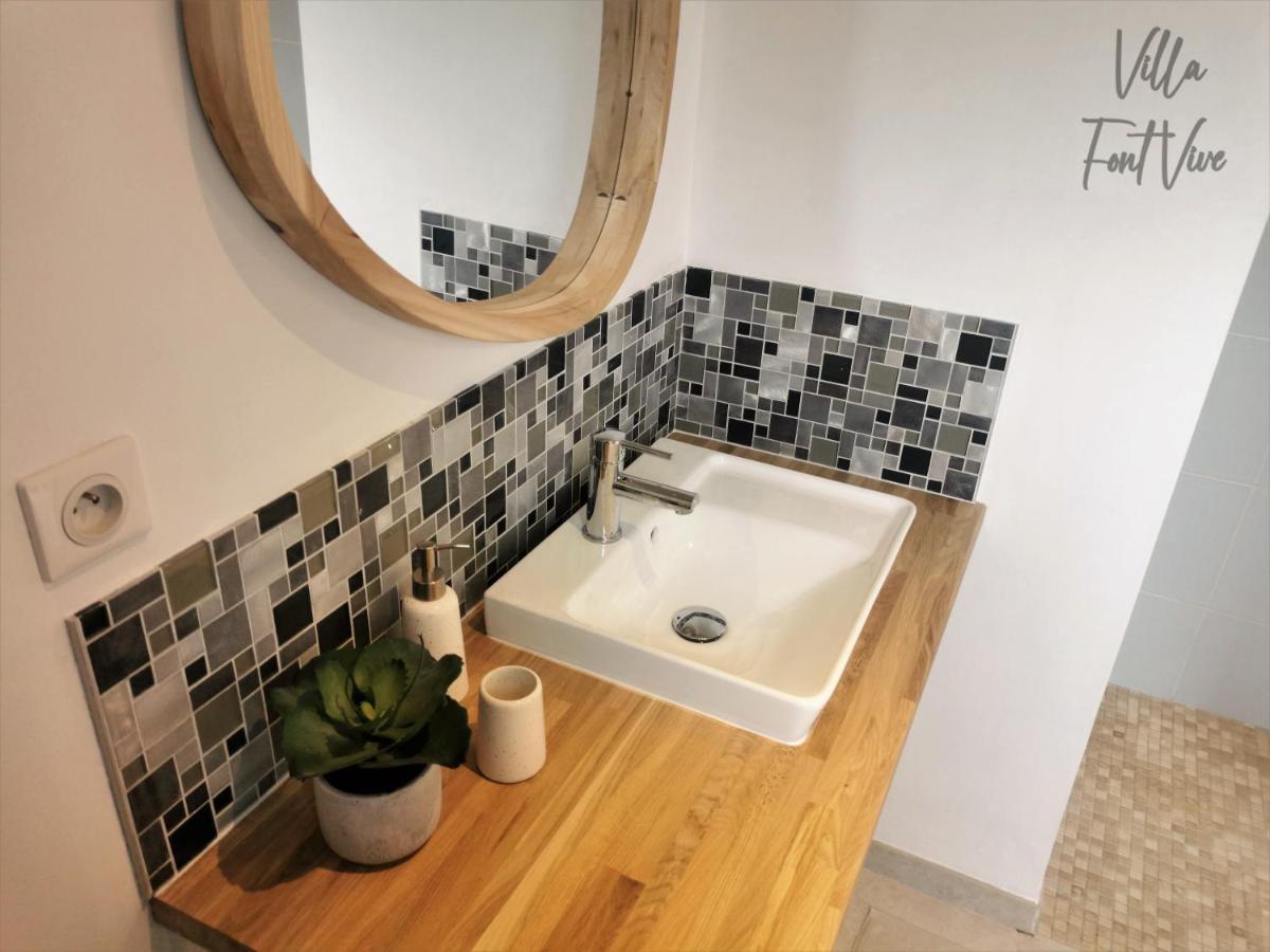 Villa Font Vive - Chambres D'Hotes Eco-Labellisees Avec Cuisine - Confort, Calme Et Vue Exceptionnels ! Grospierres Ngoại thất bức ảnh