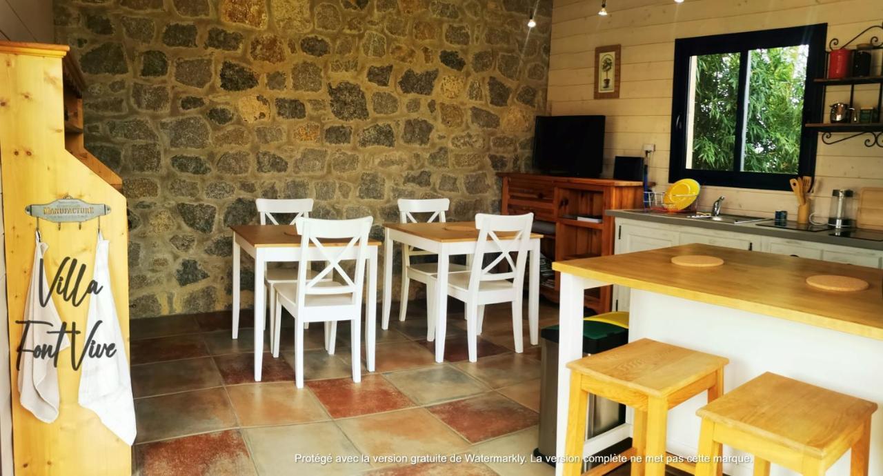 Villa Font Vive - Chambres D'Hotes Eco-Labellisees Avec Cuisine - Confort, Calme Et Vue Exceptionnels ! Grospierres Ngoại thất bức ảnh